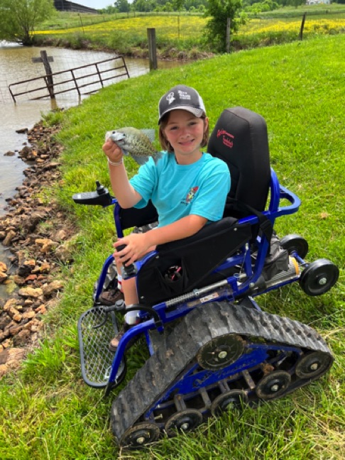 Coplei's Adventures Copeli catching crappie